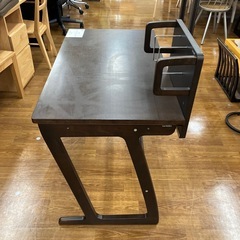 Karino (カリモク) 学習机　ラック・サイドワゴン付き　ブラウン　鍵欠品　【トレファク　川越】の画像