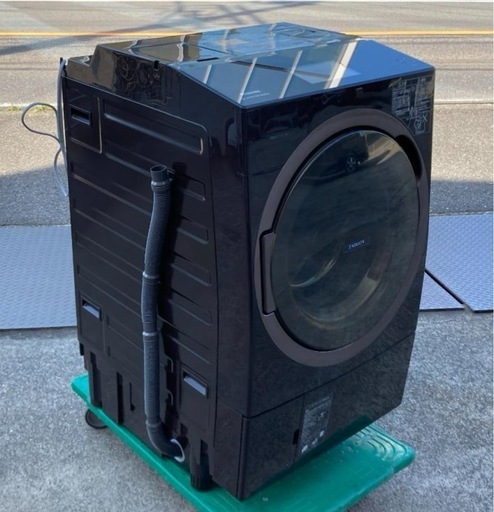 最安値?2020年購入TOSHIBAドラム式洗濯機　(最上位)洗剤自動TW-127X8 配達無料