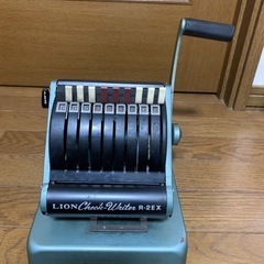 【昭和レトロ】当時物  手動式チェックライターの画像