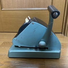 【昭和レトロ】当時物  手動式チェックライターの画像