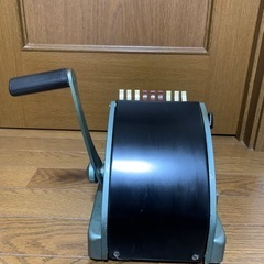 【昭和レトロ】当時物  手動式チェックライターの画像