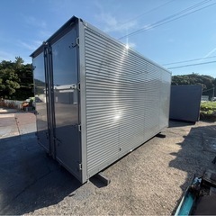 No.934 アルミバン 3t 車 アルミ 箱 バイク 倉庫 トラック コンテナ 米 保管庫 物置 DIYの画像
