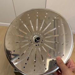 両手鍋深型25cmとスチームプレートの画像
