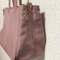 便利！ ミニハンドバッグ　pink ダークピンクの画像