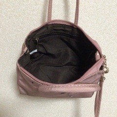 便利！ ミニハンドバッグ　pink ダークピンクの画像