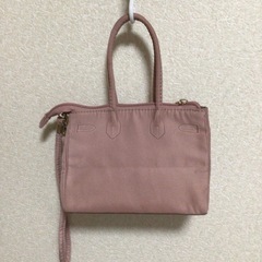 便利！ ミニハンドバッグ　pink ダークピンクの画像