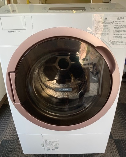 2022年製 東芝 ZABOON ドラム式洗濯乾燥機 TW-127XH1L 洗濯 12kg