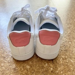 Lacoste ホワイト/ピンク スニーカー レディース スニーカー ラコステ LACOSTE ピンク - メルカリ