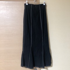 GRL  白ステッチ マイメードスカート ストレッチありの画像