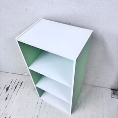  24811  3段カラーボックス    ◆大阪市内・東大阪市他 6,000円以上ご購入で無料配達いたします！◆ ※高槻・枚方方面◆西宮・尼崎方面◆生駒方面　それぞれ条件付き無料配送あり！            の画像