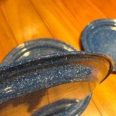 バーベキュー用ホーロー皿の画像