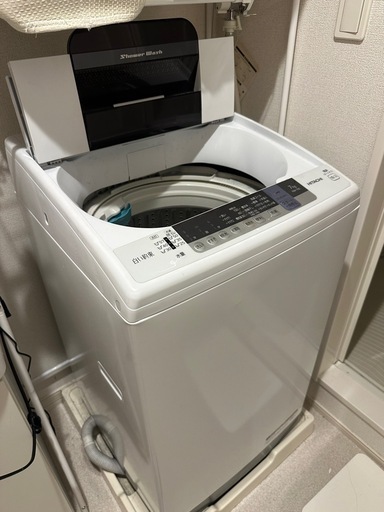 HITACHI 白い約束7kg 洗濯機2019年製造 (ニキ男) 大平下の生活