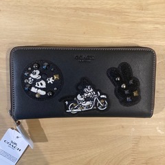 コーチ　ミッキーマウスバイク長財布C③【新品未使用】の画像
