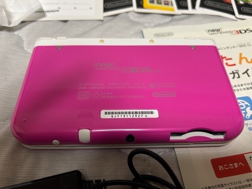 new nitendo 3ds ピンクホワイトLL 美品