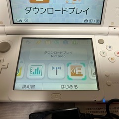 new nitendo 3ds ピンクホワイトLL 美品の画像
