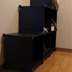 立て式収納ラックの画像