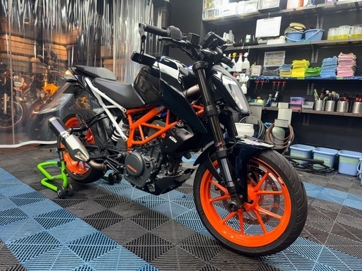 再出品早期引き取りの方18万で！！ktm 390duke