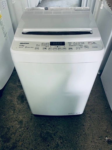 🌸Hisense 全自動電気洗濯機 HW-DG80B (エコリッチストア) 横浜