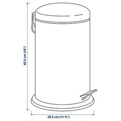 【IKEA ゴミ箱 MJÖSA】の画像