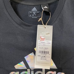 adidas アディダス　ブラック Tシャツ 女児140 未使用品の画像