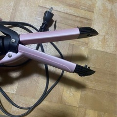 ピンク カールアイロンの画像