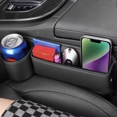 車 座席 カーシート 隙間フィラー 小物落下防止 小物入れ 収納 隙間クッション シートコンソール 落下防止  運転席、助手席 セットの画像