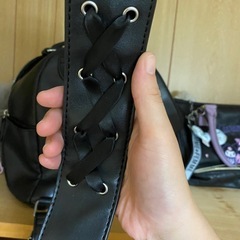 レースアップベルトミニリュックの画像