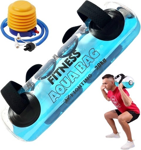 【新品未使用品】ウォーターバッグ トレーニング器具 20kg/30kg 筋トレ ウォーター トレーニング  フットポンプ付き
