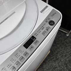 9633‼️関西エリア配送設置可🙌‼️最新2023年製✨穴なし洗濯槽でカビブロック✨SHARP 7kg 洗濯機の画像