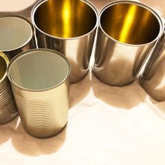 園芸用土　おまけ　鉢カバーになりそうな大きめの缶の画像