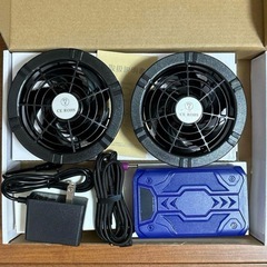 業界最強⭐️40V 30000mAh 大容量 空調作業服 ファンバッテリーセットの画像
