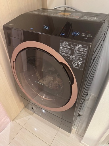 【ジャンク】東芝電気洗濯乾燥機　TW-117X6L 2018年製 東芝ドラム式洗濯機ZABOON TW-117X6L (ikd) 天王洲アイルの生活