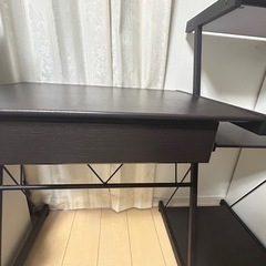 ニトリ デスク 棚付きの画像