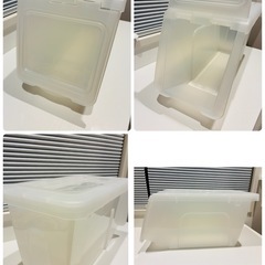 ダイソー スタックボックスハーフサイズ　つめーるハーフ　 半透明1個の画像