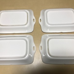 花柄が可愛い食器4枚セットの画像