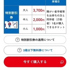 大阪関西万博特別券チケット2枚の画像