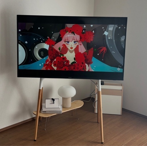 50型 4Kテレビ ＋ 北欧風テレビスタンドセット