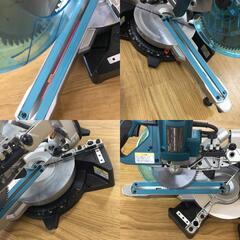 makita マキタ 100V 165mm スライドマルノコ 動作確認済み ライト根元補修あとあり LS0612FL 中古 ジャンク品 【工具専門店 テイクハンズ金沢野々市店】の画像