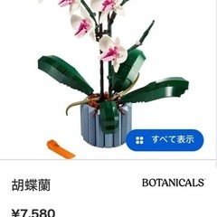 LEGO 胡蝶蘭　インテリアの画像