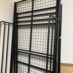 ロフトベッド（スチール、黒色）の画像