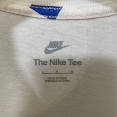 NIKE ナイキNIKE TEE ロゴプリント Tシャツ　ホワイト　白　サイズLの画像