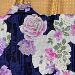 レディース花柄　浴衣　別売で帯もあります。ご覧ください。の画像