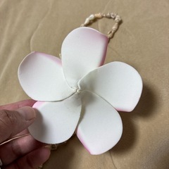 ハワイ　ハワイアン　ハイビスカス　貝殻ネックレス　飾りの画像