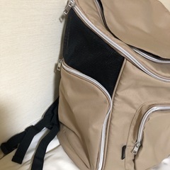 HappyDays〇 ペットリュック ペットキャリー  ライトブラウンの画像