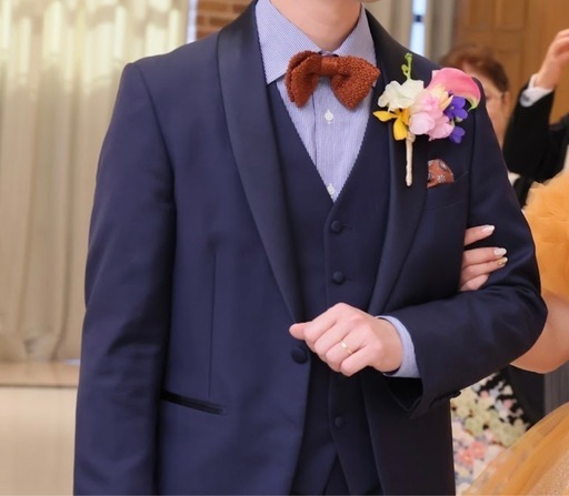 【結婚式】ミラーミラー　mirrormirror メンズシャツワイドカラーギンガム　Ｌサイズ