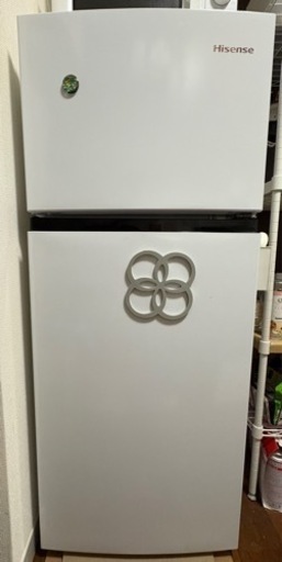 受け渡し待ち【美品】ハイセンス　ノンフロン冷凍冷蔵庫
