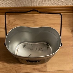 飯盒　キャンプ　野営の画像