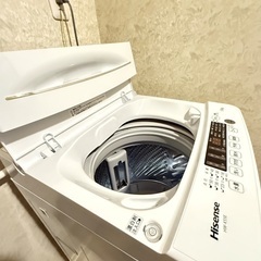 2025年２月購入　5.5kg 洗濯機　ハイセンスの画像