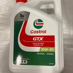 ⑤ネット最安値！有名オイル
大人気カストロオイル！新品、未使用、未開封！Castrol GTX 10W-30 エンジンオイル 4Lの画像
