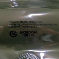 ウォーターバッグ　GORDON MILLER WATER JUG 5Lの画像
